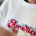Classic America Patriotic 250 Years Embroidered Sweatshirt