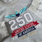 Freedom Eagle USA 250 Embroidered Sweatshirt