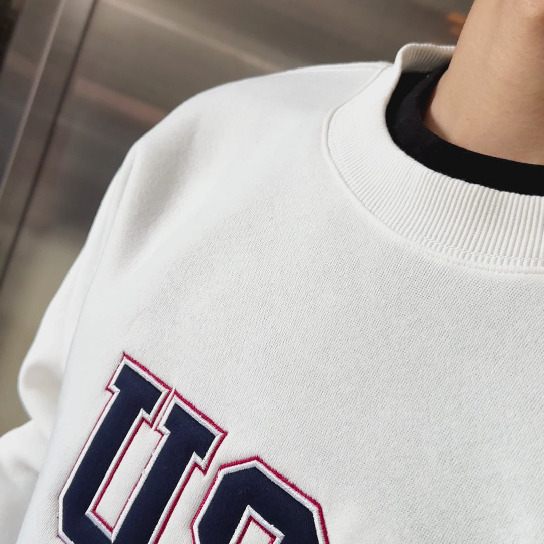 Patriotic USA 1776-2026 Embroidered Sweatshirt