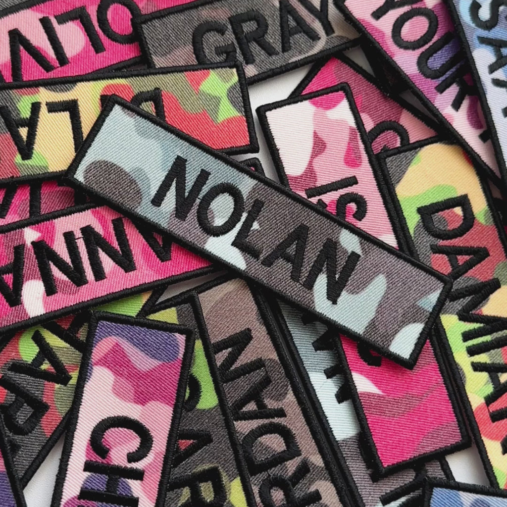 Custom Name Patch Tactical Military Jacket Tag