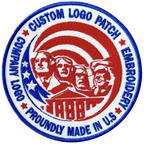 Custom USA 250th Anniversary Embroidered Patch