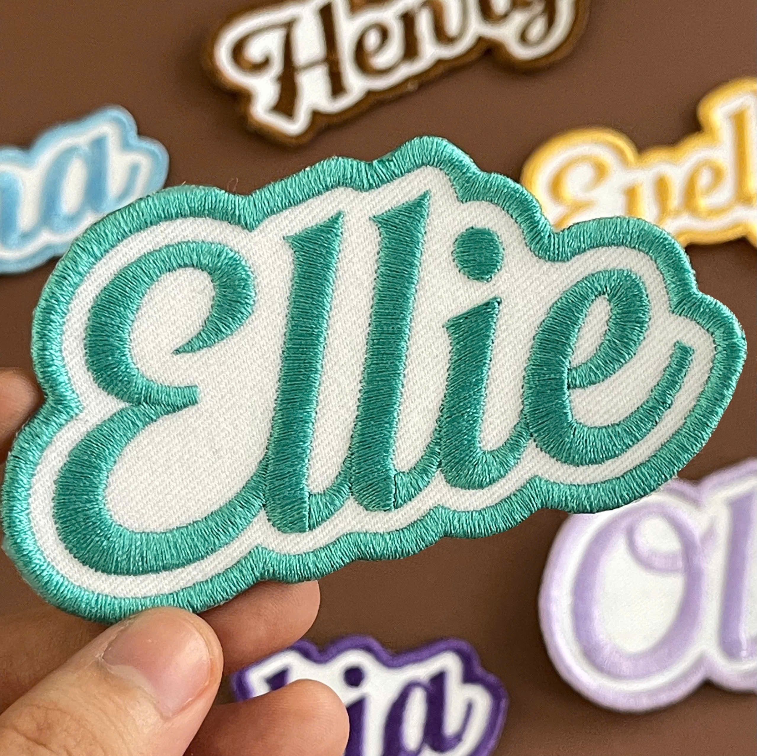 Custom Embroidered Word Patch