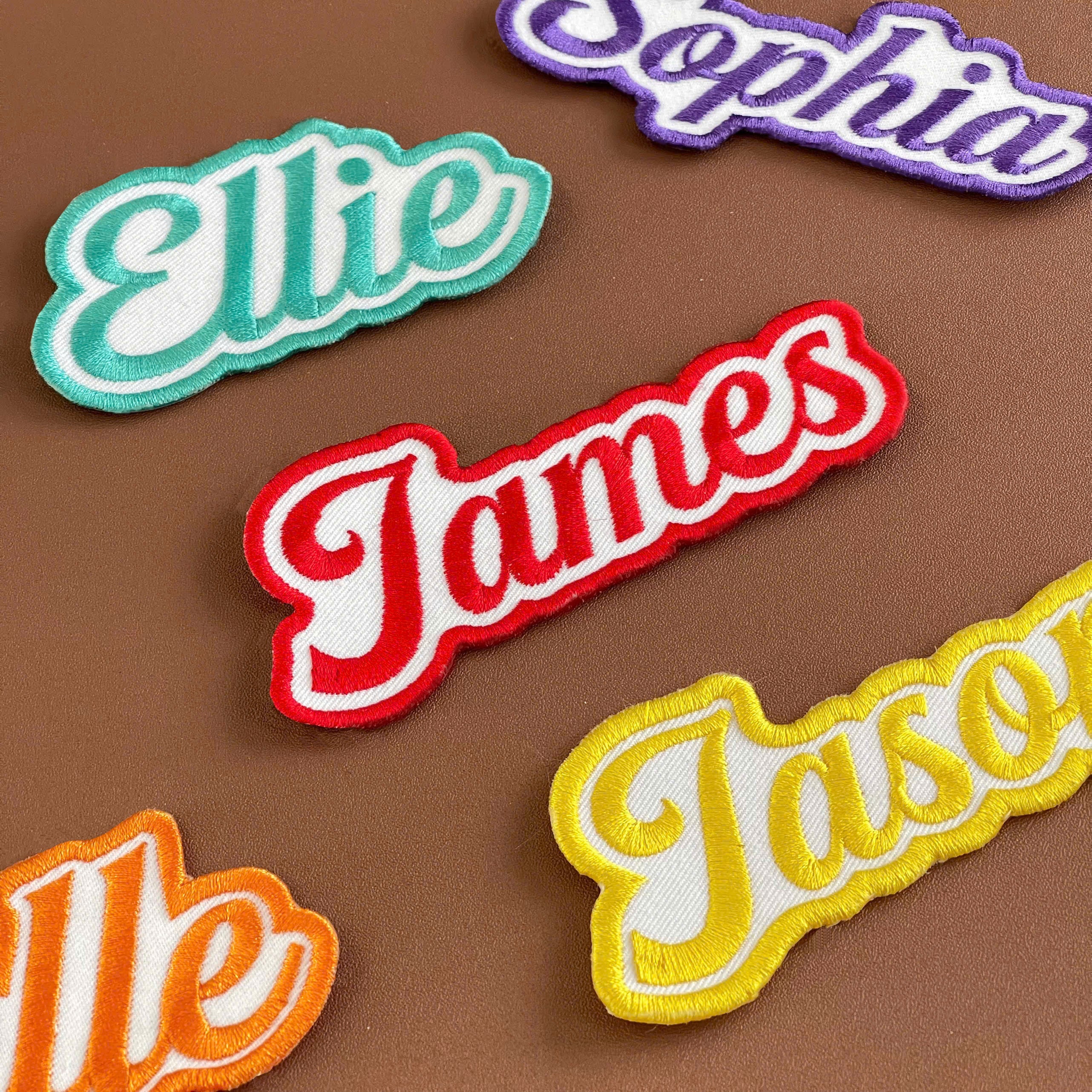 Custom Embroidered Word Patch