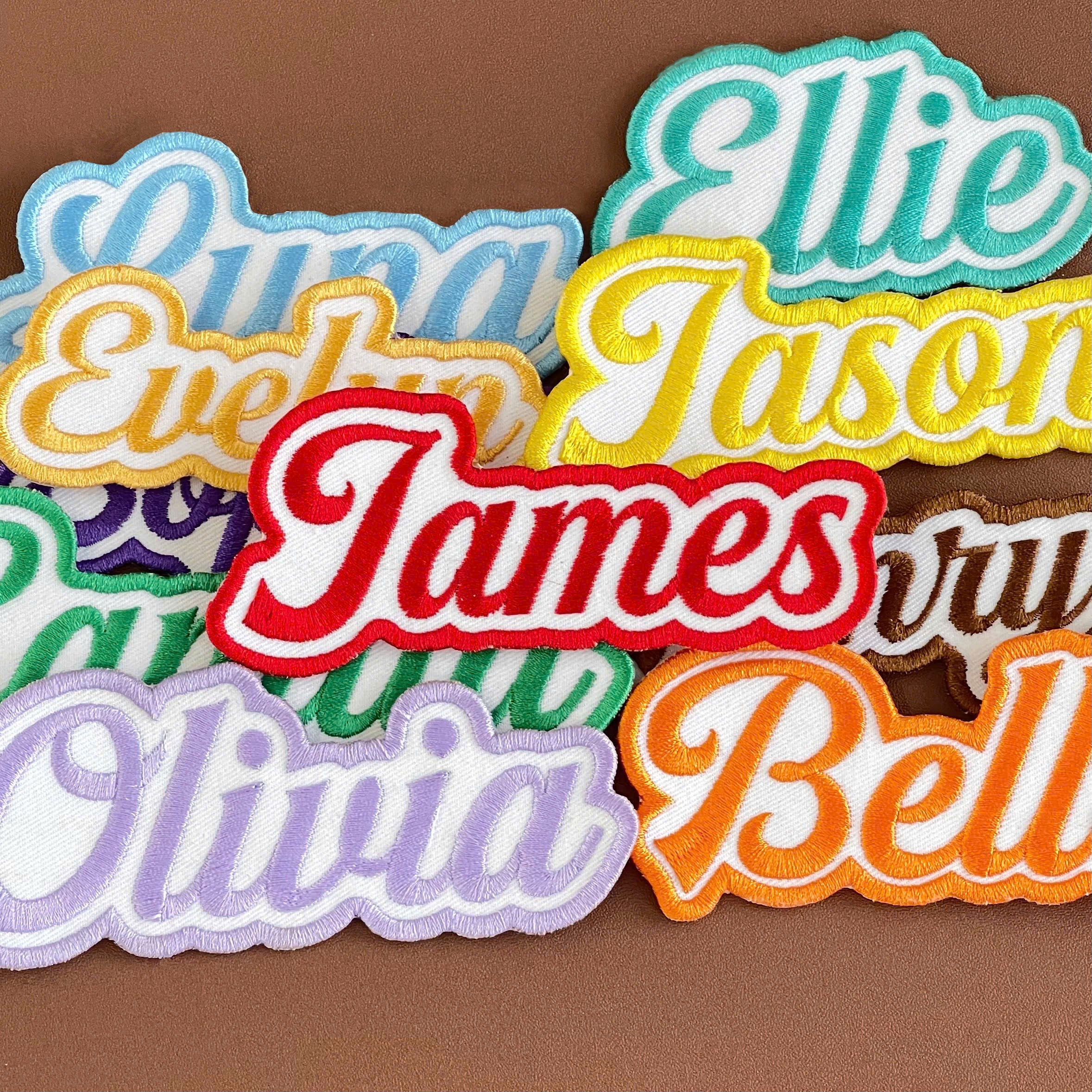 Custom Embroidered Word Patch